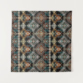 Etnische boho naadloos patroon. Ethno-versiering. Wandkleed (Voorkant (horizontaal))