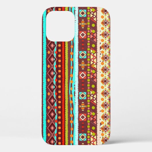 Etnische boho naadloos patroon. Tribale kunstafdru Case-Mate iPhone Case (Achterkant)