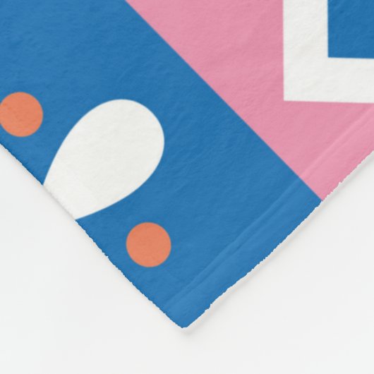 Etnische boho naadloos patroon. Tribale kunstafdru Fleece Deken (Hoek)