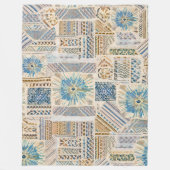 Etnische Boho Patchwork Gooi Deken (Voorkant)