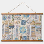Etnische Boho Patchwork Muur Hangen Hangend Wandkleed (Voorkant)