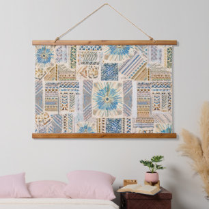 Etnische Boho Patchwork Muur Hangen Hangend Wandkleed