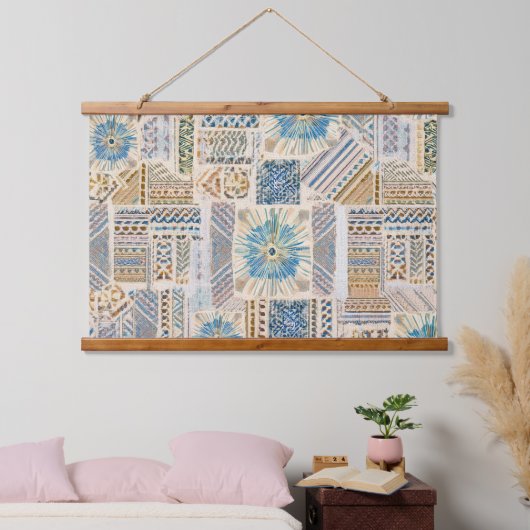 Etnische Boho Patchwork Muur Hangen Hangend Wandkleed (Slaapkamer)