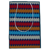 Etnische Boho Pattern Embroidery on Fabric Medium Cadeauzakje (Voorkant)