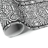 Etnische Boho:  Trendy Cadeaupapier (Rol Hoek)