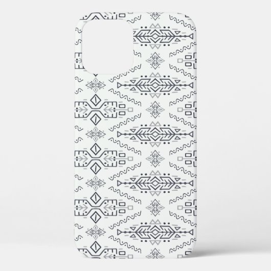 Etnische Boho: Trendy handgetekende naadloos. Case-Mate iPhone Case (Achterkant)