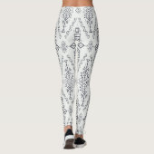 Etnische Boho: Trendy handgetekende naadloos. Leggings (Achterkant)