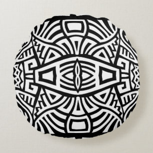Etnische Boho: Trendy Rond Kussen