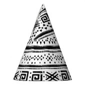 Etnische Boho Tribal Art Print Feesthoedjes (Links)