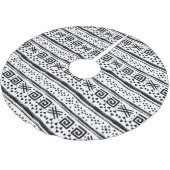 Etnische Boho Tribal Art Print Kerstboom Rok (Gekanteld)