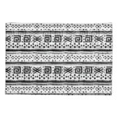 Etnische Boho Tribal Art Print Kussensloop (Achterkant)