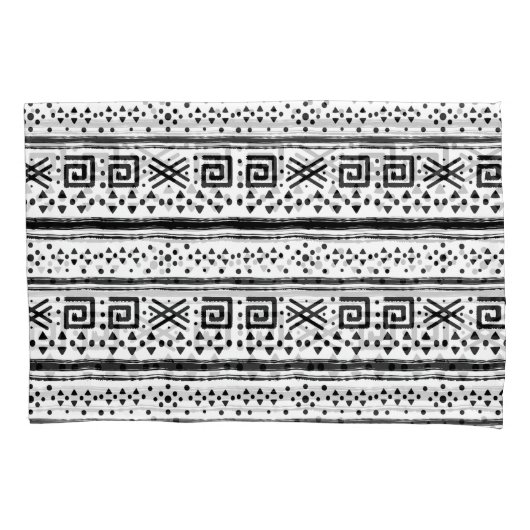 Etnische Boho Tribal Art Print Kussensloop (Voorkant)