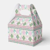 Etnische Boho-veren Bedankdoosjes (Achterkant)