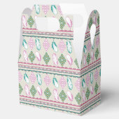 Etnische Boho-veren Bedankdoosjes (Geopend)