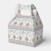 Etnische Boho-veren Bedankdoosjes (Voorkant Zijde)