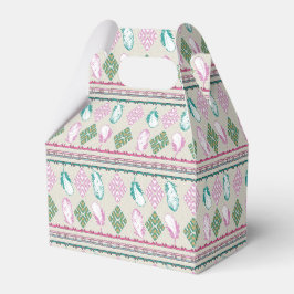 Etnische Boho-veren Bedankdoosjes