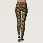 Etnische Broches Naadloos Patroon Leggings (Achterkant)