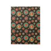 Etnische Broches Naadloos Patroon Notitieblok (Linkerzijde)