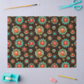 Etnische Broches Naadloos Patroon Tissuepapier (Craft)