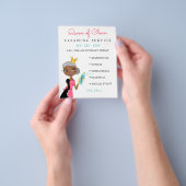 Etnische brochure voor schoonmaakmaden (Hand)