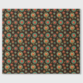 Etnische broedsels naadloos patroon cadeaupapier (Vlak)