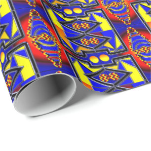 Etnische Cadeaupapier