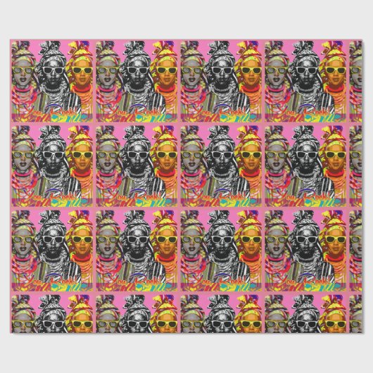 Etnische Cadeaupapier (Vlak)