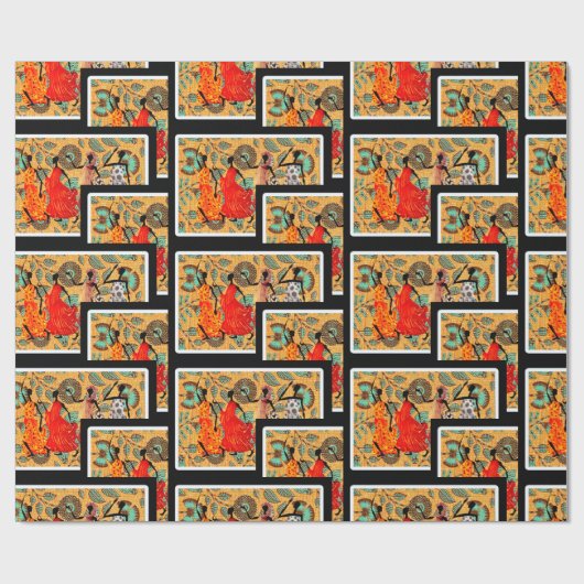 Etnische Cadeaupapier (Vlak)