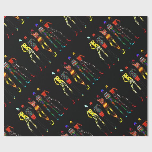 Etnische Cadeaupapier (Vlak)