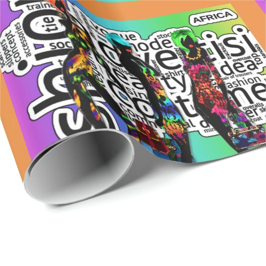 Etnische Cadeaupapier (Rol Hoek)