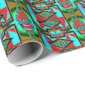 Etnische Cadeaupapier (Rol Hoek)