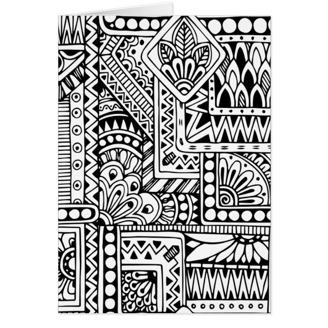 Etnische Doodle (Voorkant)