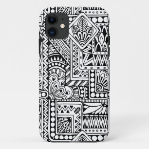 Etnische Doodle iPhone 11 Hoesje