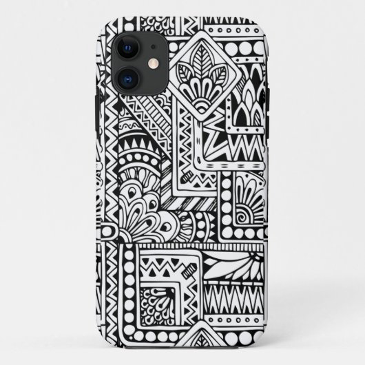 Etnische Doodle Case-Mate iPhone Case (Achterkant)