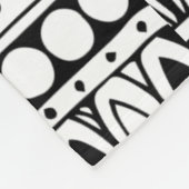 Etnische Doodle Fleece Deken (Hoek)