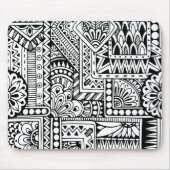 Etnische Doodle Muismat (Voorkant)