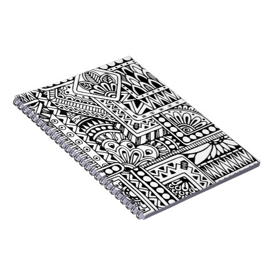 Etnische Doodle Notitieboek (Rechterzijde)