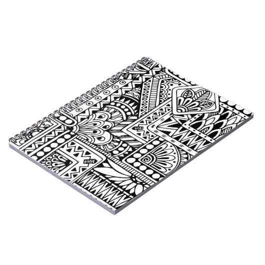 Etnische Doodle Notitieboek (Linkerzijde)