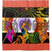 Etnische Douchegordijn (Voorkant)