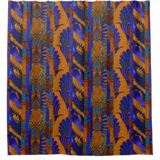 Etnische Douchegordijn (Voorkant)