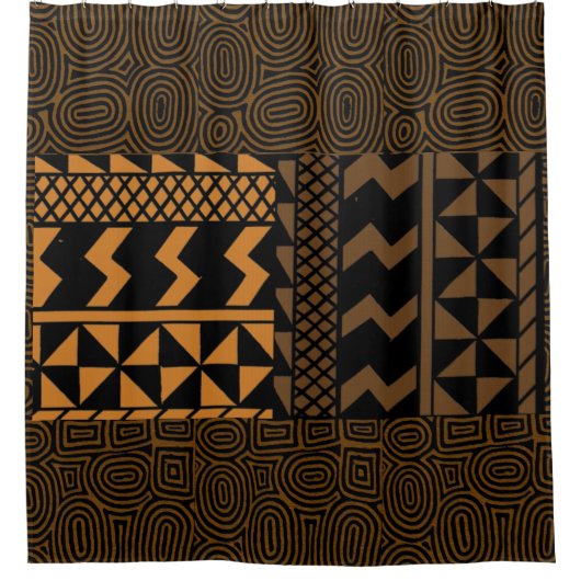 Etnische Douchegordijn (Voorkant)