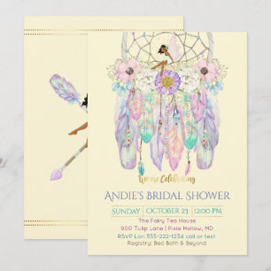 Etnische droomcatcher Boho Elk kleurenpapier Kaart