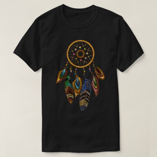 Etnische Droomvanger Stam Native Amerikaanse Pullo T-shirt (Design voorkant)