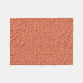 Etnische Egyptische stamschilden crème Rusty Red Fleece Deken (Voorkant (Horizontaal))