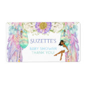 Etnische Fairy Dream Catcher Favor Gift Dank u Etiket (Voorkant)