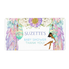 Etnische Fairy Dream Catcher Favor Gift Dank u Etiket