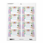 Etnische Fairy Dream Catcher Favor Gift Dank u Etiket (Full Sheet)