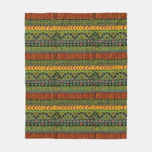 Etnische Fleece Deken (Voorkant)