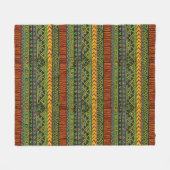 Etnische Fleece Deken (Voorkant (Horizontaal))