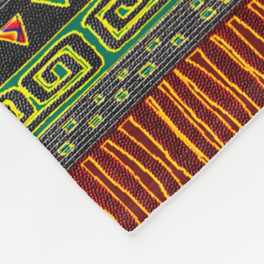 Etnische Fleece Deken (Hoek)